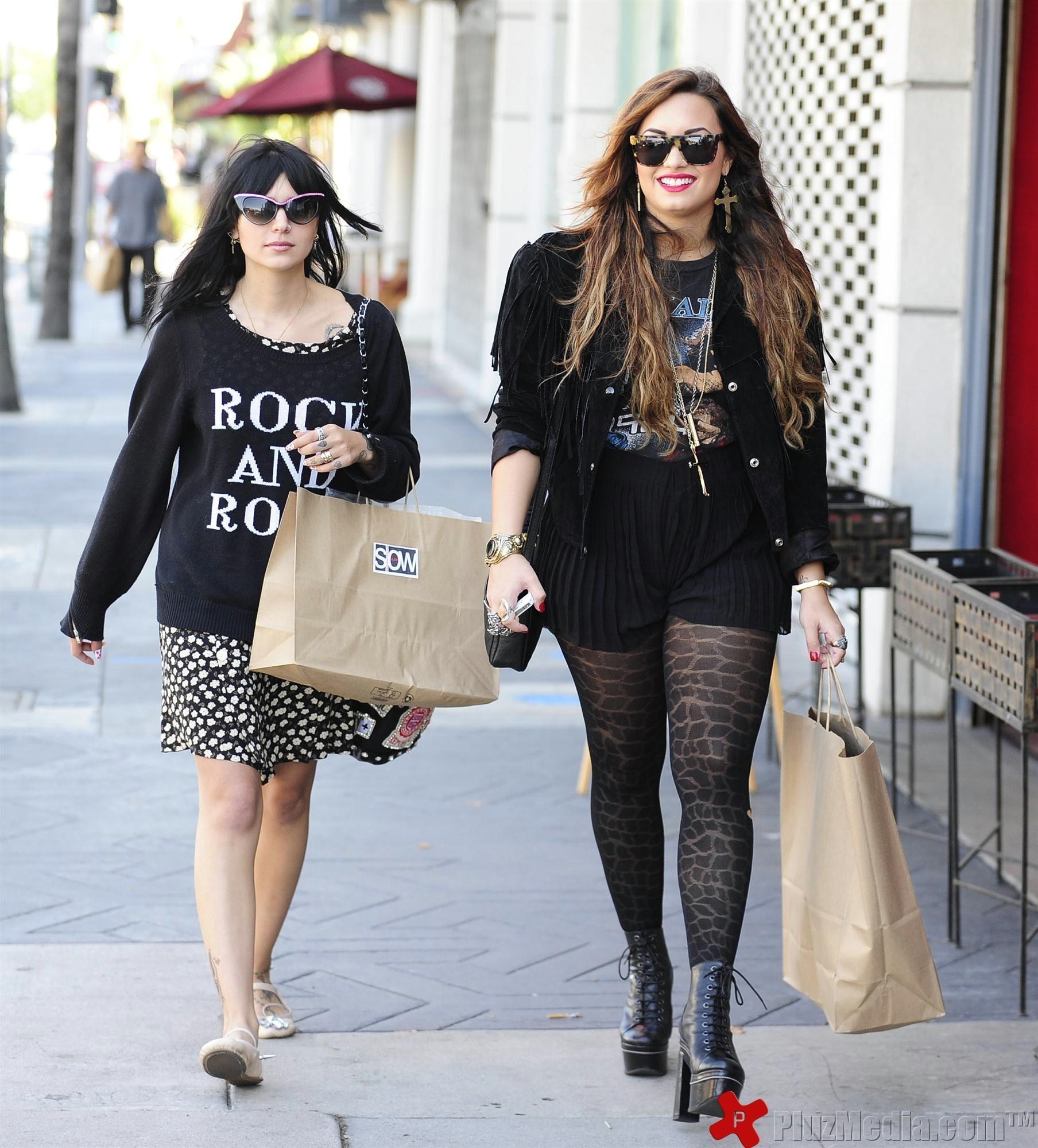 Demi Lovato shopping at Slow Boutique on Melrose Avenue | Picture 96817